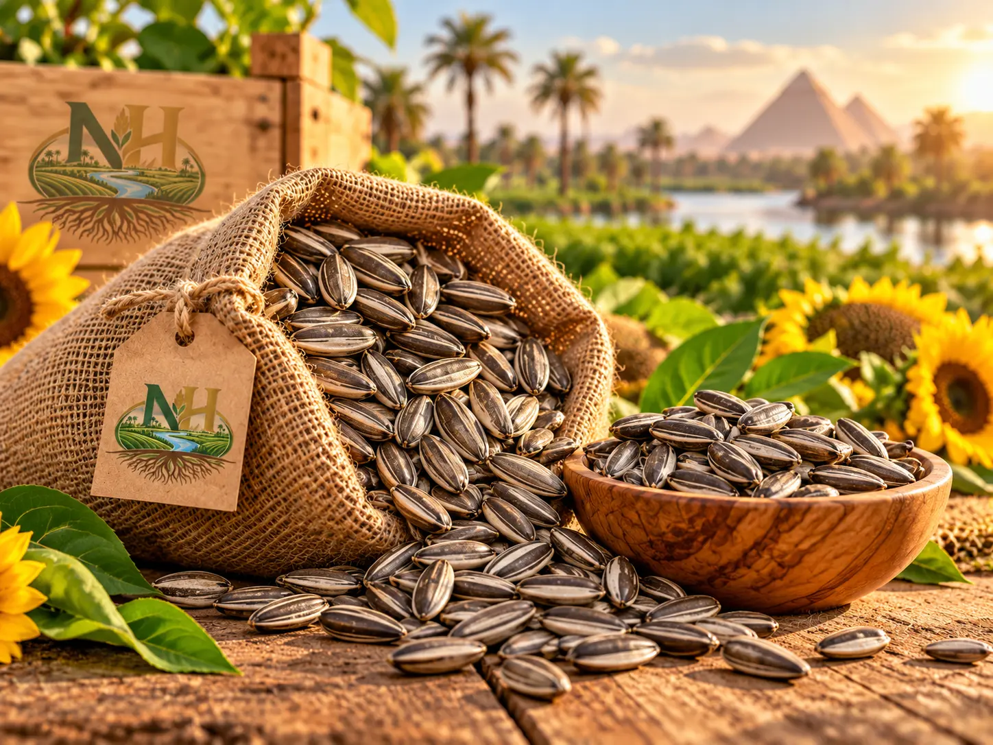 لب عباد الشمس من Nile Harvest للتجهيز والتصدير